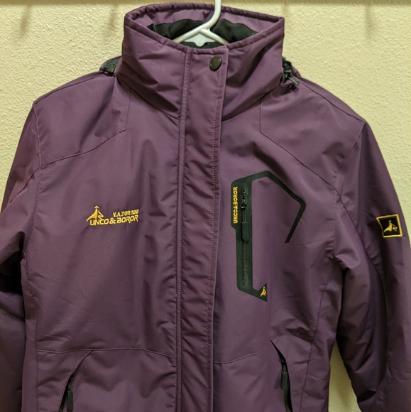 Moerdeng Jackets & Coats Moerdeng Womens Waterproof Fleecelined Ski Jacket With Zipoff Hood